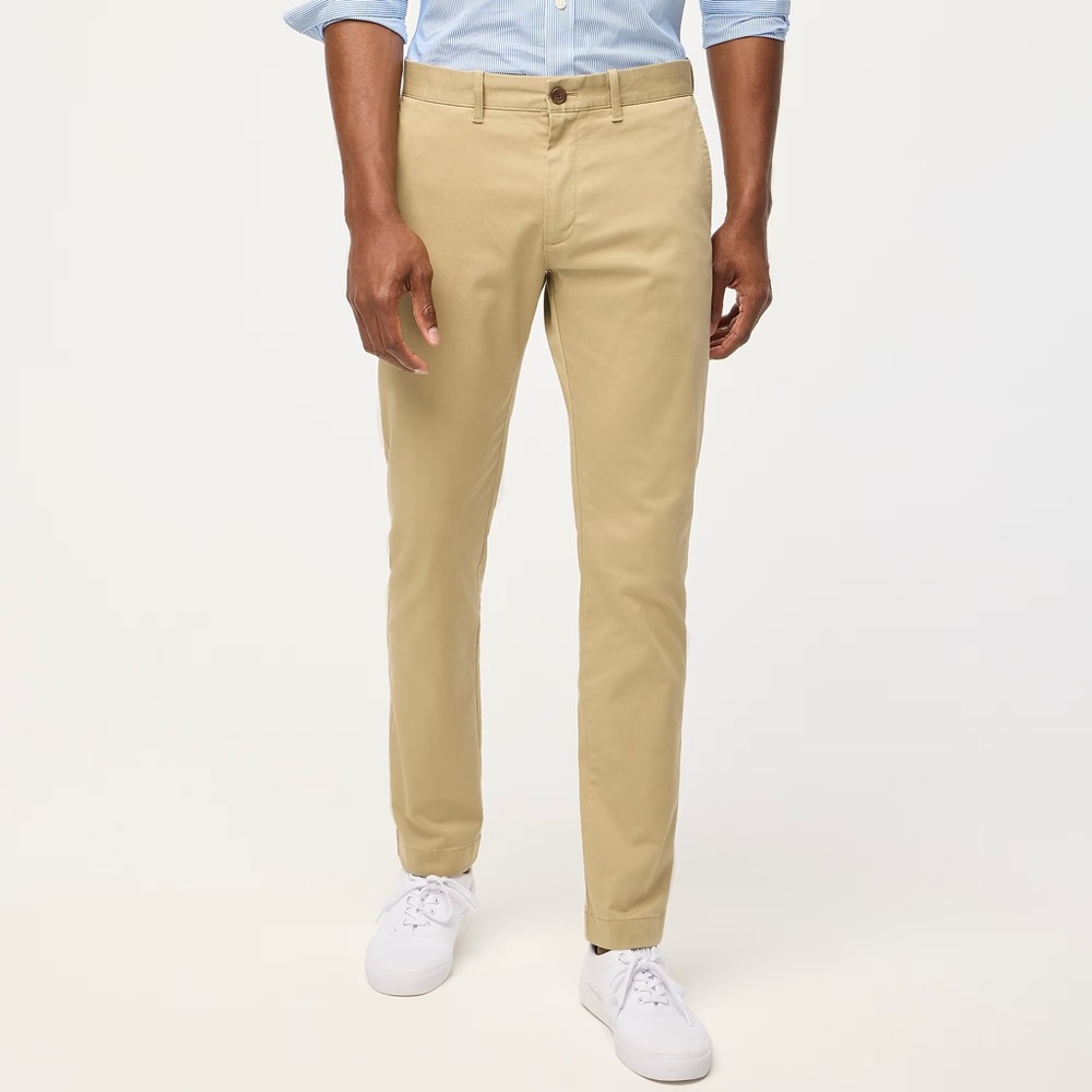 NWT J. Crew Men’s Slim-fit flex chino pant - Size 38x32 - Khaki